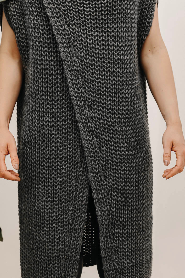 Mouwloze Jurk Sita Grijs