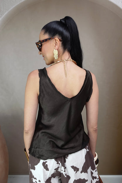 Mouwloze top Amber S t/m L